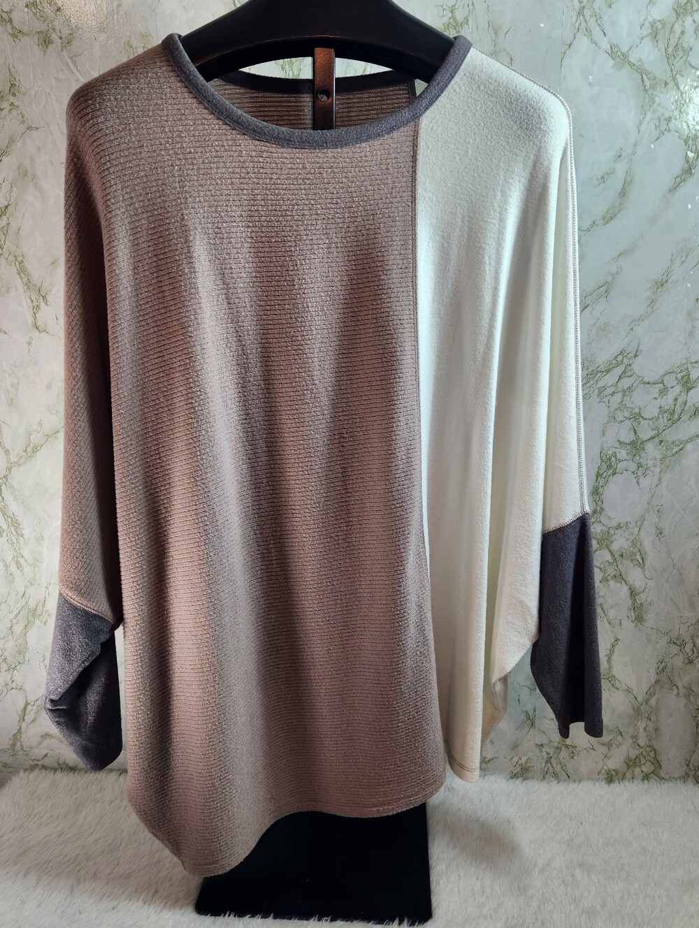 Maurices 24/7 Asymmetrical Knit Sweater Top
